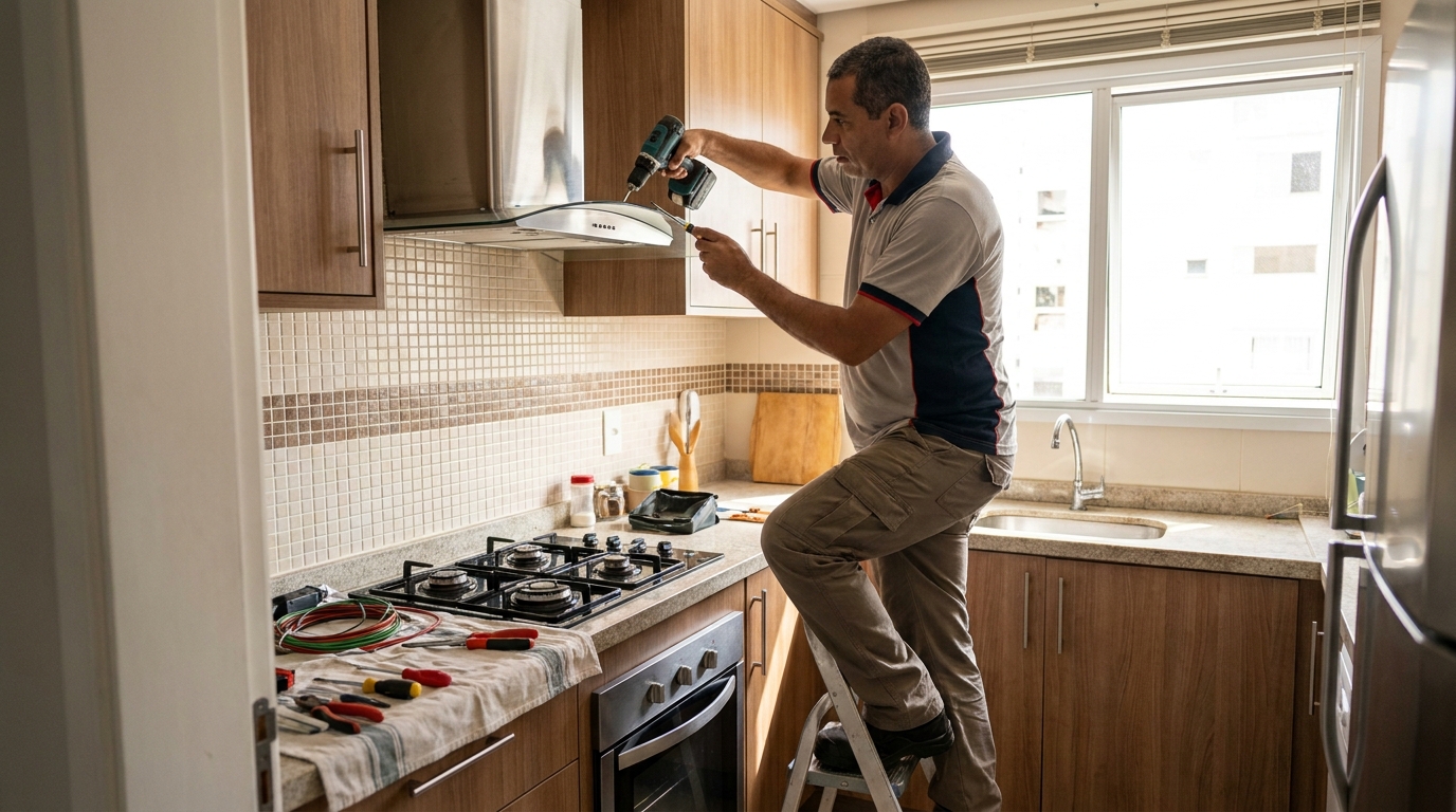 Instalação de Exaustor em Joinville‑SC
