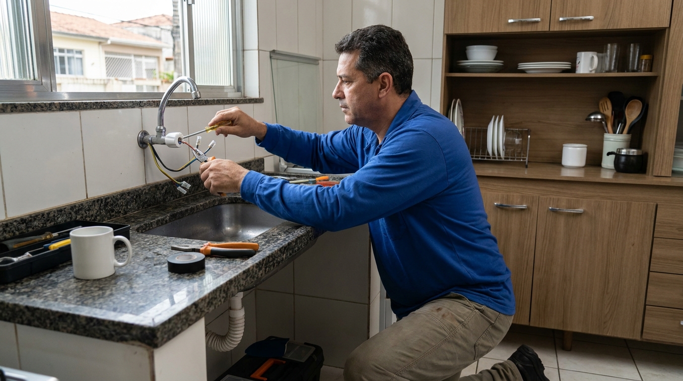 Reparo em Torneira Elétrica em Joinville‑SC
